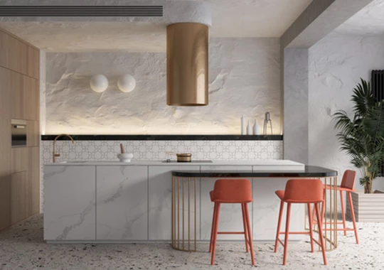 Quartz stone or stainless steel for kitchen countertop?